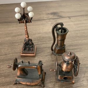 Vintage pencil sharpener 4 pc set